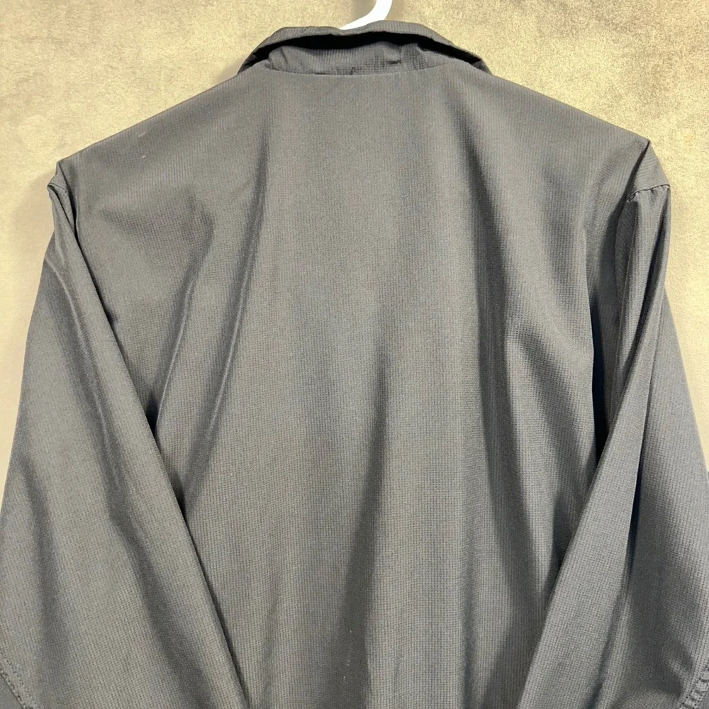 Adidas Track Jacket Mens M Black Climalite Full Zip Mesh Lined Sport All Weather